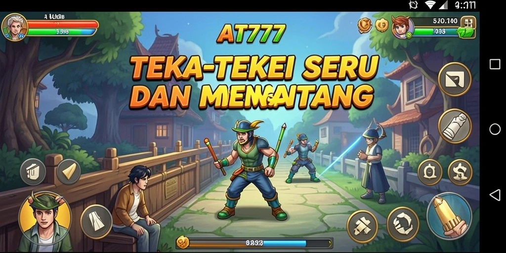 Tampilan gameplay puzzle yang seru dan penuh tantangan.
