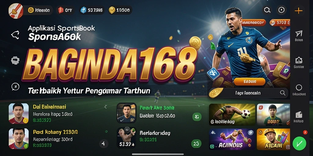 Tampilan gameplay menangkap momen seru taruhan olahraga.