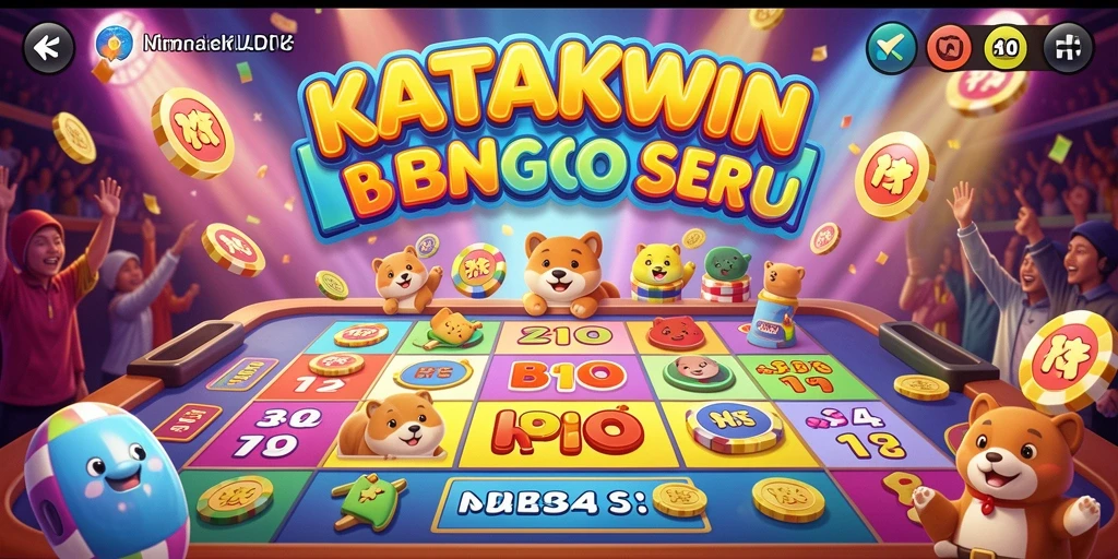 Tampilan permainan Bingo yang seru dan interaktif.