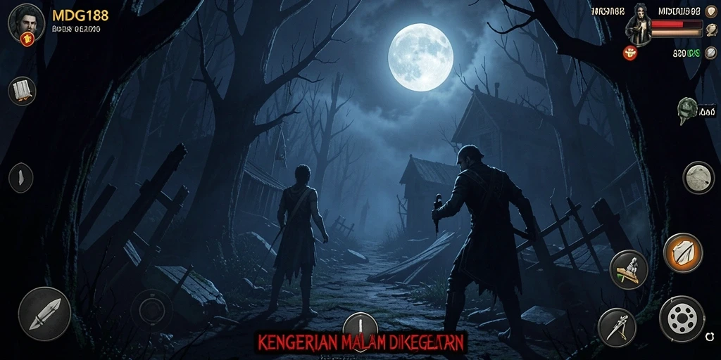 Gameplay menegangkan di dalam dunia kegelapan.
