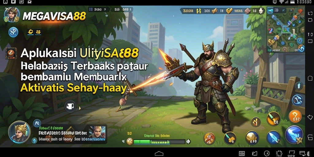 Tangkapan layar utama MEGAVISA88 yang menampilkan antarmuka aplikasi Utility yang user-friendly.