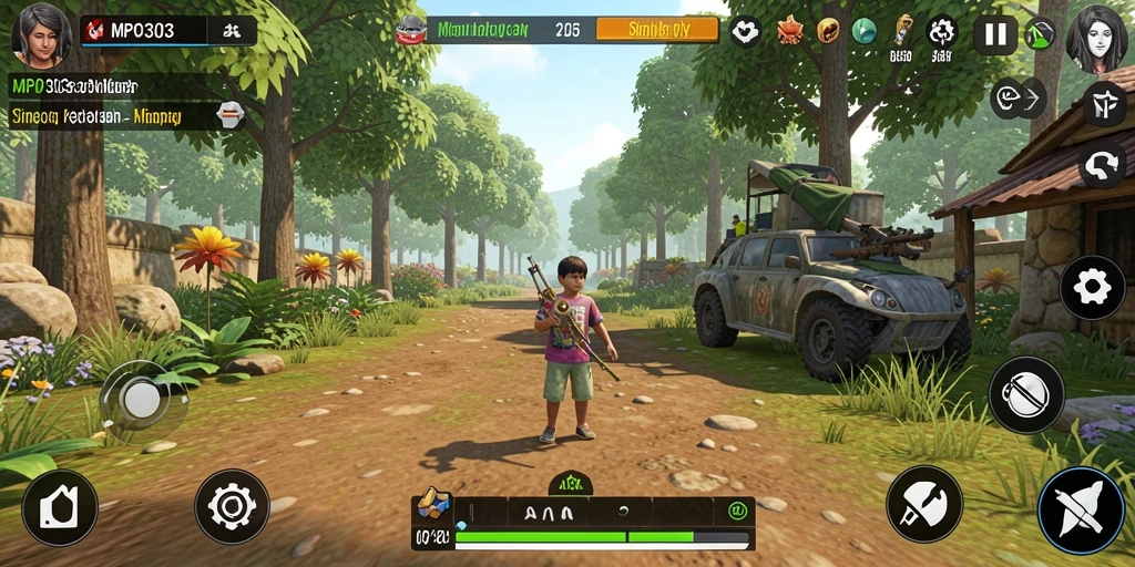 Screenshot utama MPO303 menampilkan gameplay simulasi yang menarik.