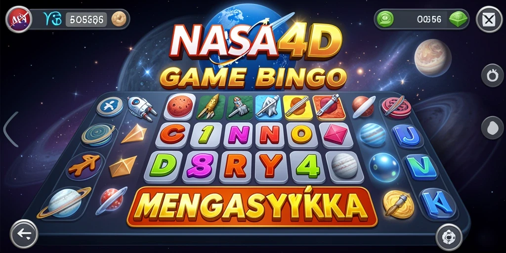 Tampilan gameplay Bingo di NASA4D yang seru dan interaktif.