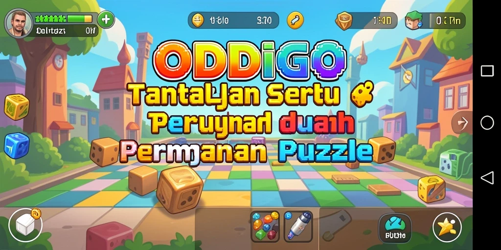 Tampilan gameplay ODDIGO yang menarik saat memecahkan teka-teki.