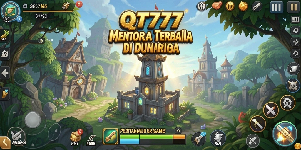 Gameplay menantang di QT777 dengan strategi Tower Defense yang seru.