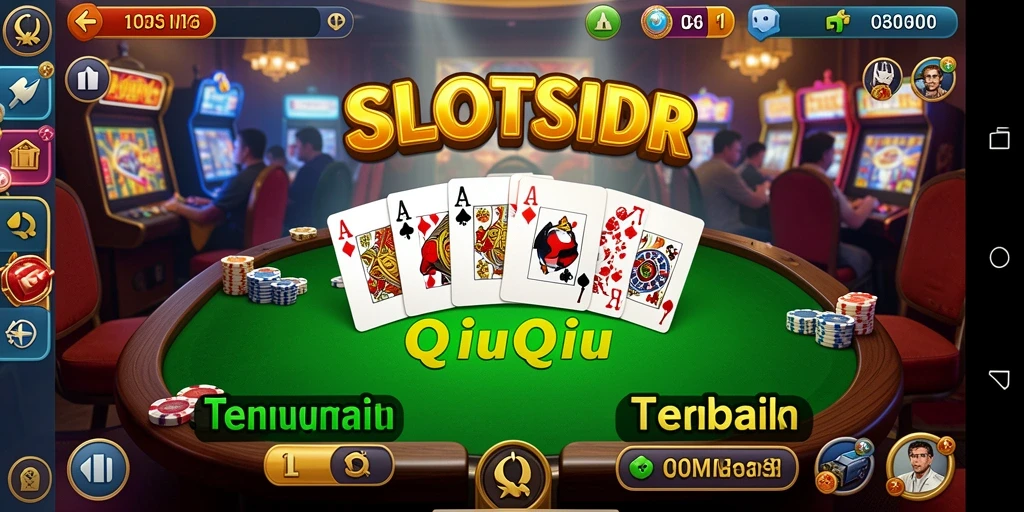 Tampilan gameplay seru di SLOTSIDR yang menampilkan aksi QiuQiu.