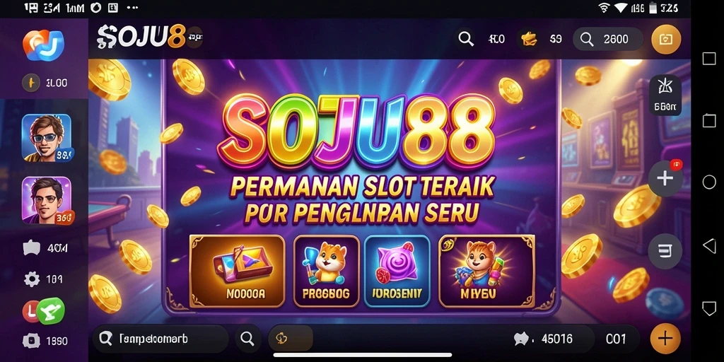 Tampilan menarik dari gameplay Slot SOJU88 yang memukau.